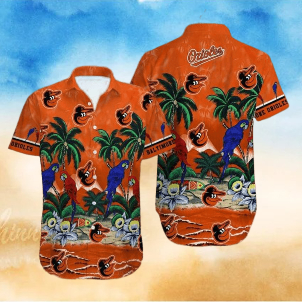 Orioles Tropical Sea And Parrots Hawaiian Shirt – Orioles Hawaiian Shirt Orioles Tropical Sea And Parrots Hawaiian Shirt – Orioles Hawaiian Shirt