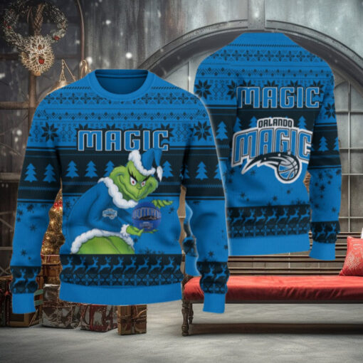 Orlando Magic Grinch Christmas Ugly Sweater