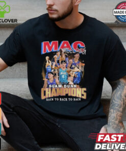Orlando Magic Mac Mcclung Slam Dunk Champions 2025 Back To Back To Back T Shirt