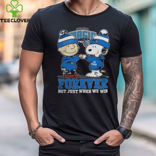 Orlando Magic Snoopy And Charlie Brown Forever Not Just When We Win 2024 Shirt