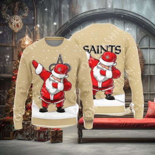 Orleans Saints Dab Santa New Style Sweater Jumper