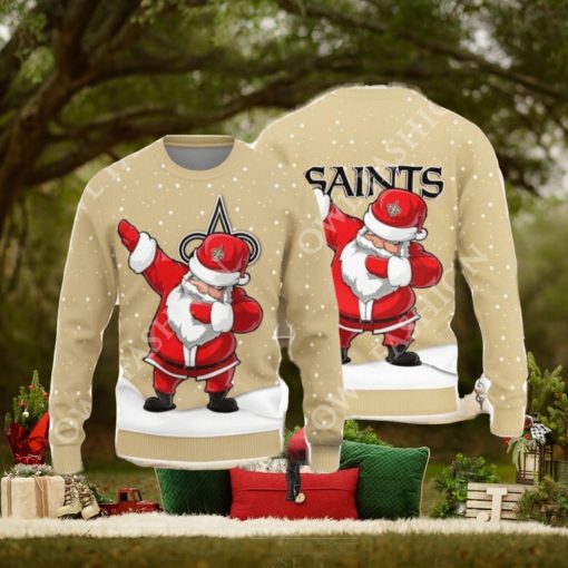 Orleans Saints Dab Santa New Style Sweater Jumper