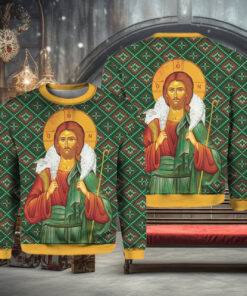 Orthodox Jesus Christ Ugly Christmas Sweater