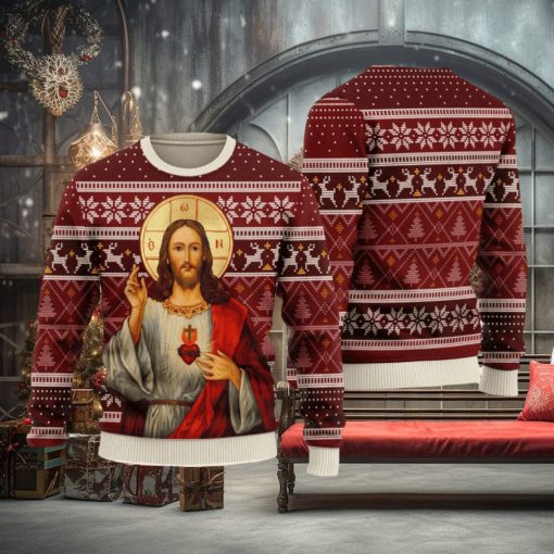 Orthodox Jesus Ugly Christmas Sweater Christmas Gifts Unisex