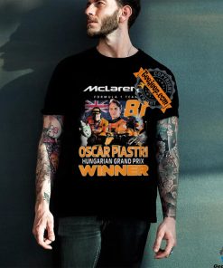 Oscar Piastri Hungarian Grand Prix McLaren Formula 1 Team Winner T Shirt