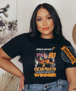 Oscar Piastri Hungarian Grand Prix McLaren Formula 1 Team Winner T Shirt
