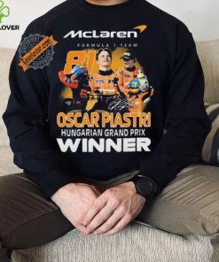 Oscar Piastri Hungarian Grand Prix Winner Signature shirt