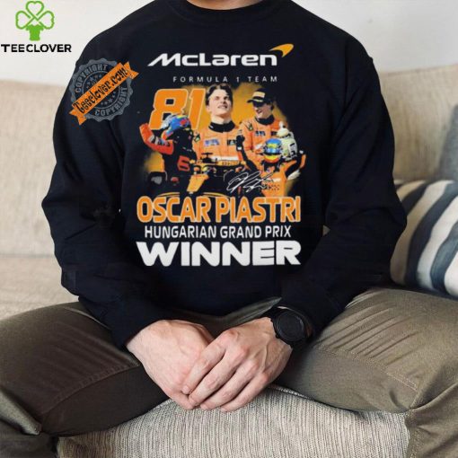 Oscar Piastri Hungarian Grand Prix Winner Signature shirt