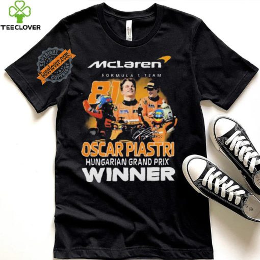 Oscar Piastri Hungarian Grand Prix Winner Signature shirt