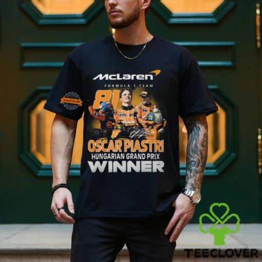 Oscar Piastri Hungarian Grand Prix Winner T Shirt