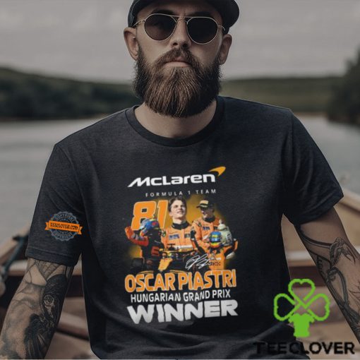 Oscar Piastri Hungarian Grand Prix Winner T Shirt