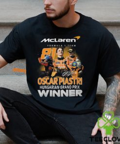 Oscar Piastri Hungarian Grand Prix Winner T Shirt