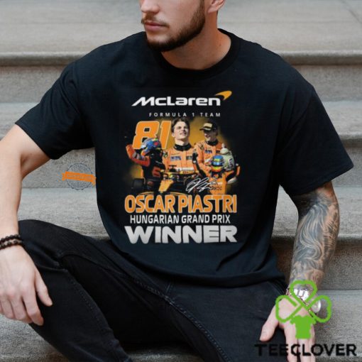 Oscar Piastri Hungarian Grand Prix Winner T Shirt