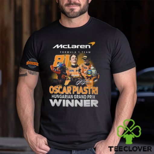 Oscar Piastri Hungarian Grand Prix Winner T Shirt