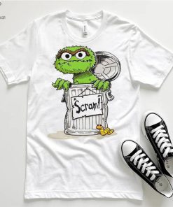 Oscar The Grouch Scram Sesame Street art shirt