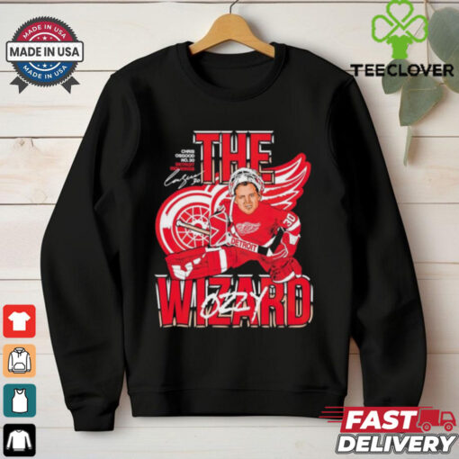 Osgood Wizard Detroit Red Wings Hockeytown Throwback Night shirt