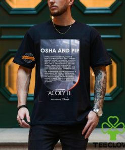 Osha And Pip Character In Star Wars The Acolyte Now Streaming On Disney Two Sides Unisex T Shirt