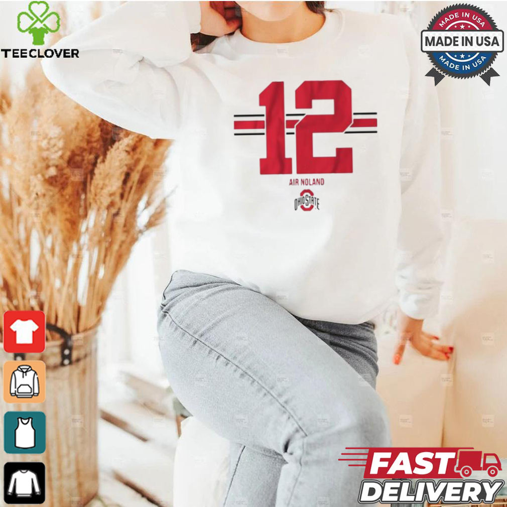 Osu Football Air Noland 12 Stripe T shirt Osu Football Air Noland 12 Stripe T shirt