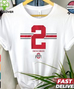 Osu Football Emeka Egbuka 2 Stripe T shirt