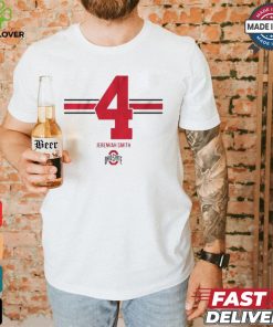 Osu Football Jeremiah Smith 4 Stripe T shirt