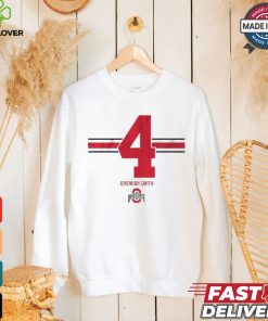Osu Football Jeremiah Smith 4 Stripe T shirt