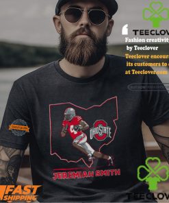Osu Football Jeremiah Smith State Star Shirt