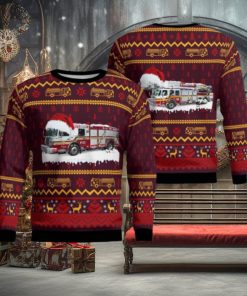 Ottawa Fire Services Christmas Ugly Sweater 3D