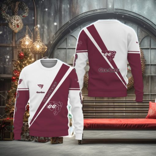 Ottawa Gee Gees Style Knitted Christmas Sweater For Fans
