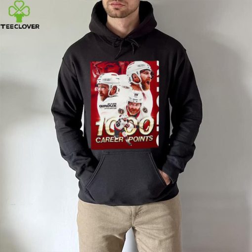 Ottawa Hockey Claude Giroux 1,000 Career NHL Points Shirt