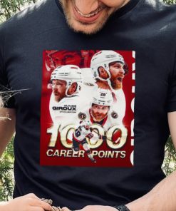 Ottawa Hockey Claude Giroux 1,000 Career NHL Points Shirt