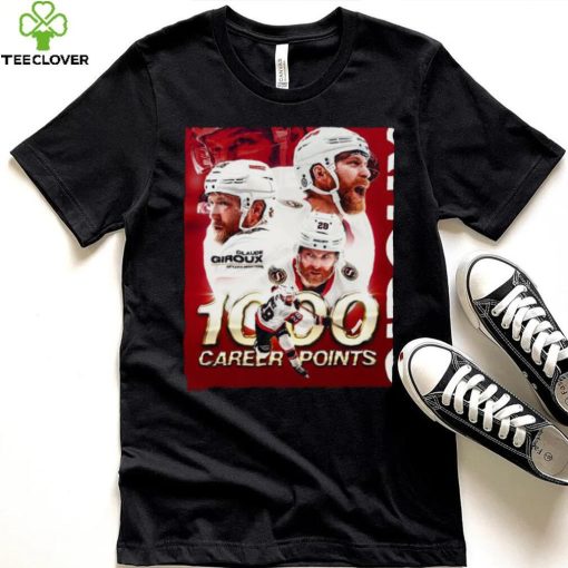 Ottawa Hockey Claude Giroux 1,000 Career NHL Points Shirt