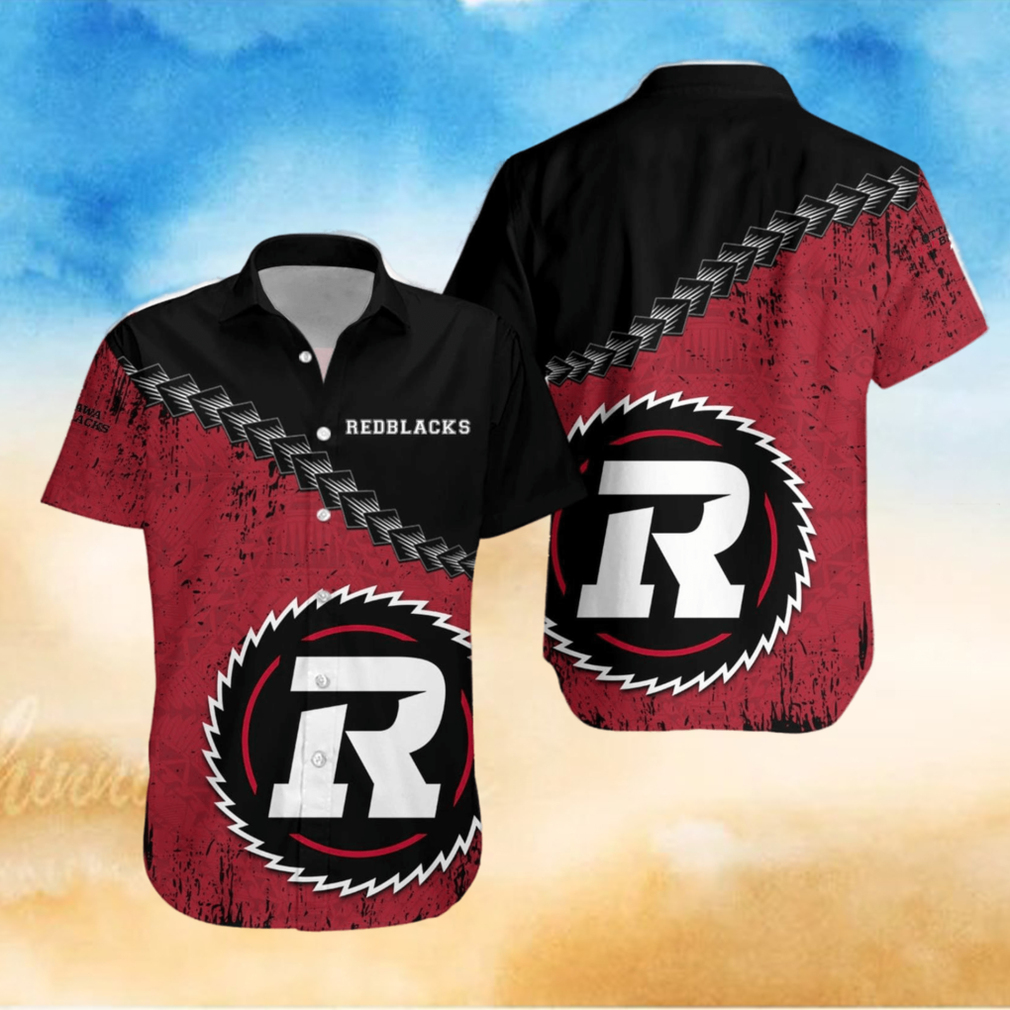 Ottawa Redblacks Ca Football Grunge Polynesian Tattoo Pattern Hawaiian Shirt For Fans Ottawa Redblacks Ca Football Grunge Polynesian Tattoo Pattern Hawaiian Shirt For Fans