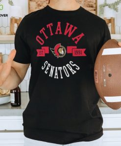 Ottawa Senators G III 4Her by Carl Banks Black City T Shirt