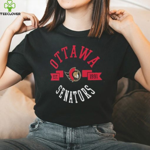 Ottawa Senators G III 4Her by Carl Banks Black City T Shirt