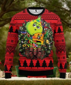 Ottawa Senators Grinch Hug Christmas Ugly Sweater