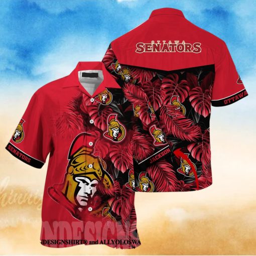 Ottawa Senators NHL Summer All Over Print 3D Hawaiian Shirt