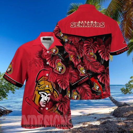 Ottawa Senators NHL Summer All Over Print 3D Hawaiian Shirt