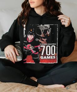 Ottawa Senators Player Vladimir Tarasenko 700 Games in NHL Shirt