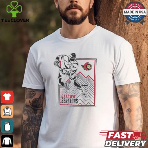 Ottawa Senators Starter White Player Grid T Shirt