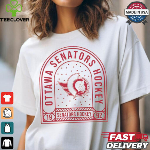 Ottawa Senators Uphill Stained Glass T Shirt