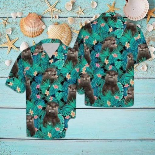Otter Tropical Hawaiian Shirt