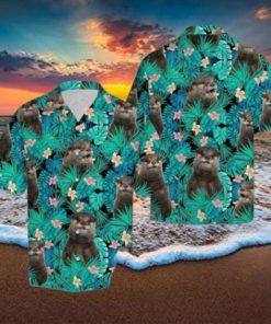 Otter Tropical Hawaiian Shirt