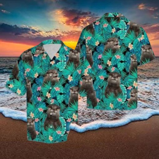 Otter Tropical Hawaiian Shirt