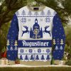 Beers Augustiner 3D Print Fun Black Christmas Sweater