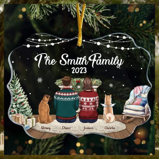 Our Christmas Is Finally Here   Memorial Personalized Custom Ornament