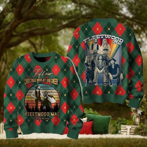 Our Christmas With Joy And Cheer Fleetwood Mac Ugly Sweater