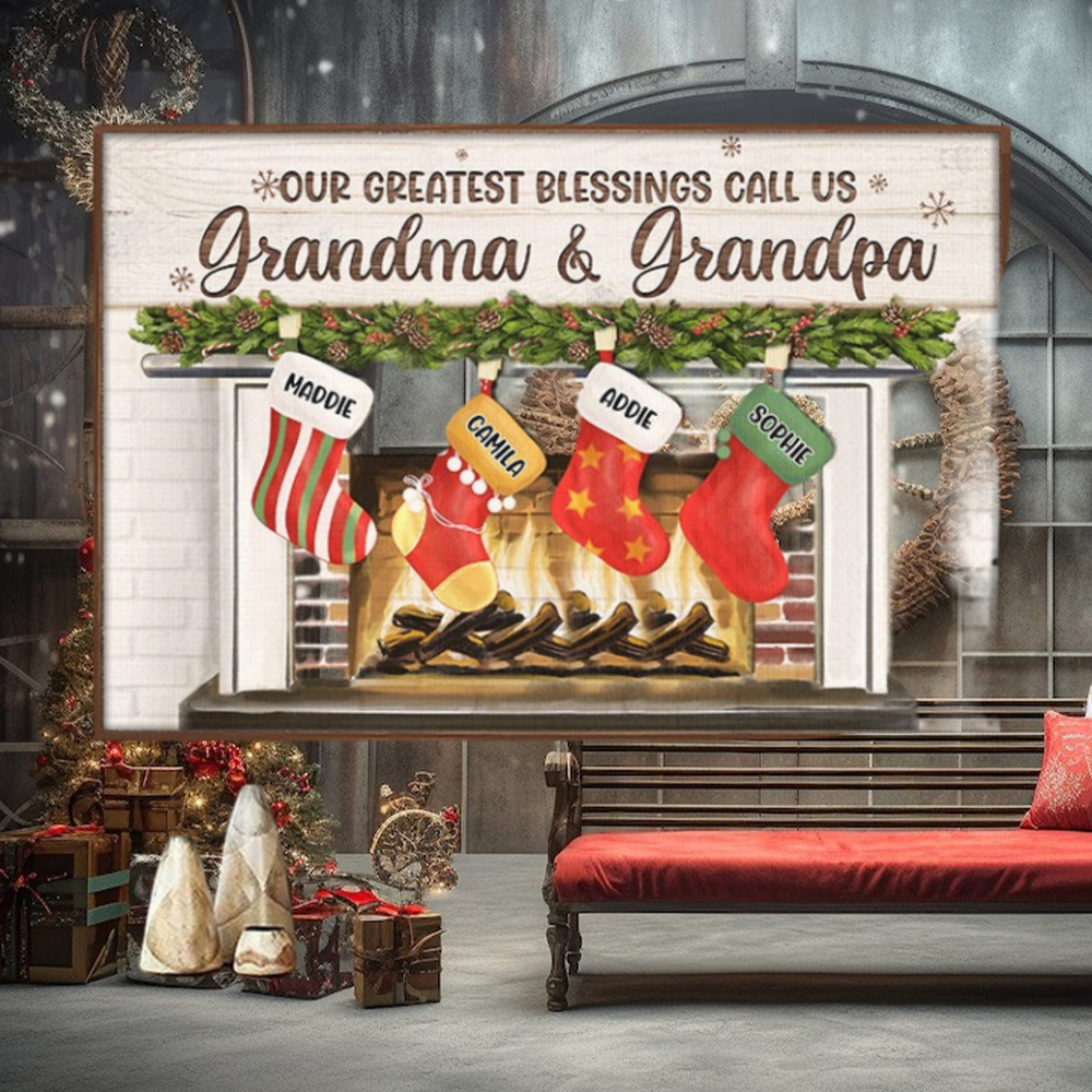 Our Greatest Blessings Call Us Grandma & Grandpa Poster Our Greatest Blessings Call Us Grandma & Grandpa Poster