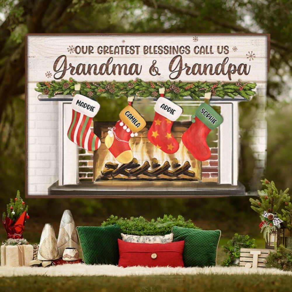 Our Greatest Blessings Call Us Grandma & Grandpa Poster Our Greatest Blessings Call Us Grandma & Grandpa Poster