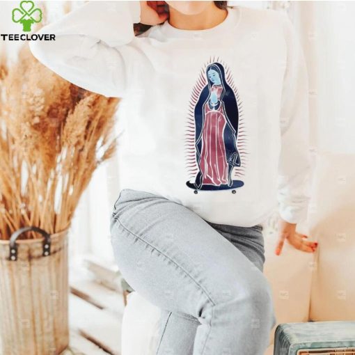 Our Lady Of Guadalupe On Skateboard Shirt