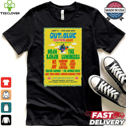 Out Of The Blue Festival Riviera Cancun Mexico January 4 7 2025 Poster Shirt